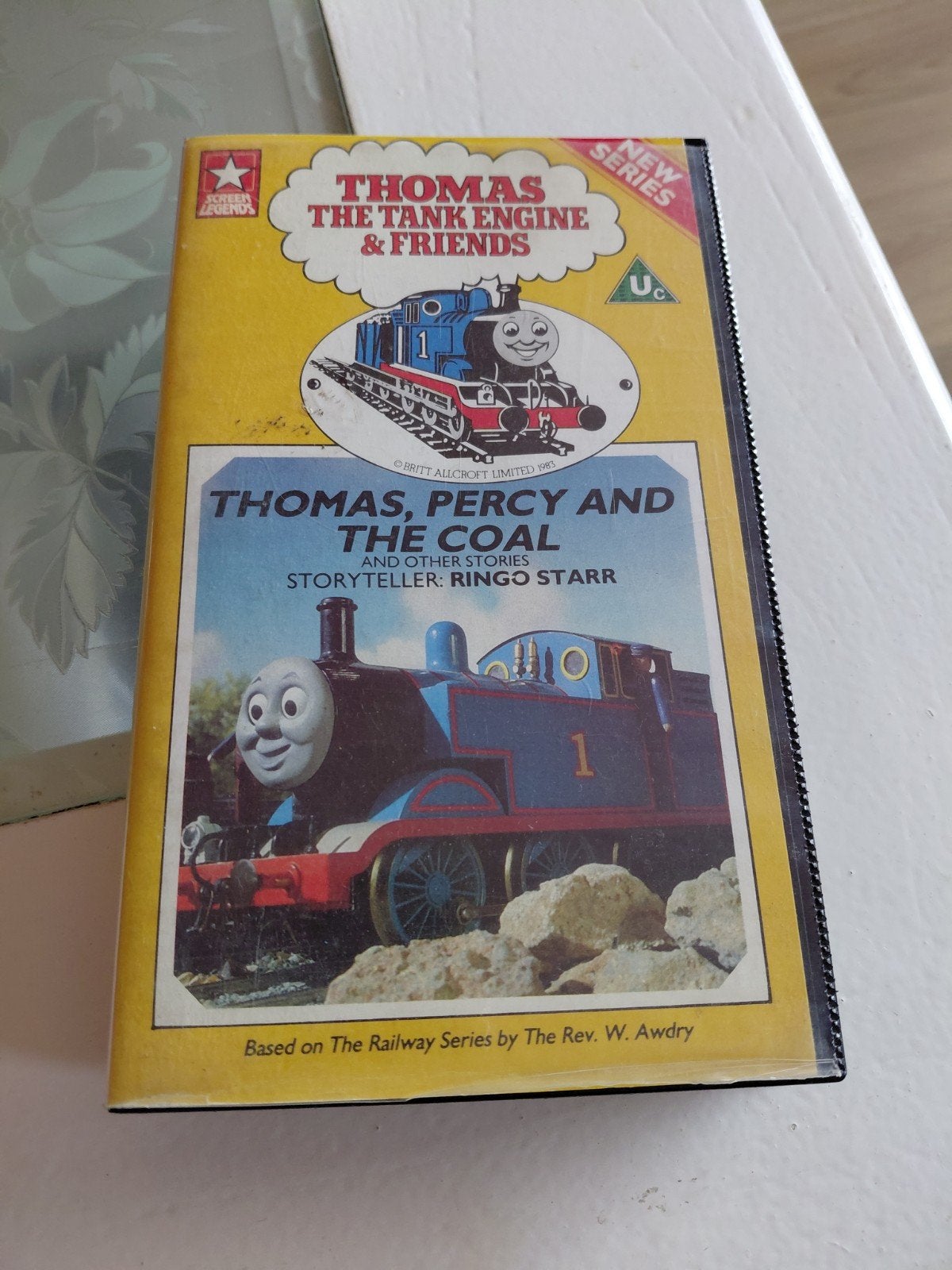 Vintage Thomas de Trein VHS (1986) – Ringo Starr – UK Import, Gebruikt, Alle leeftijden, Ophalen of Verzenden, Poppen of Stop-motion