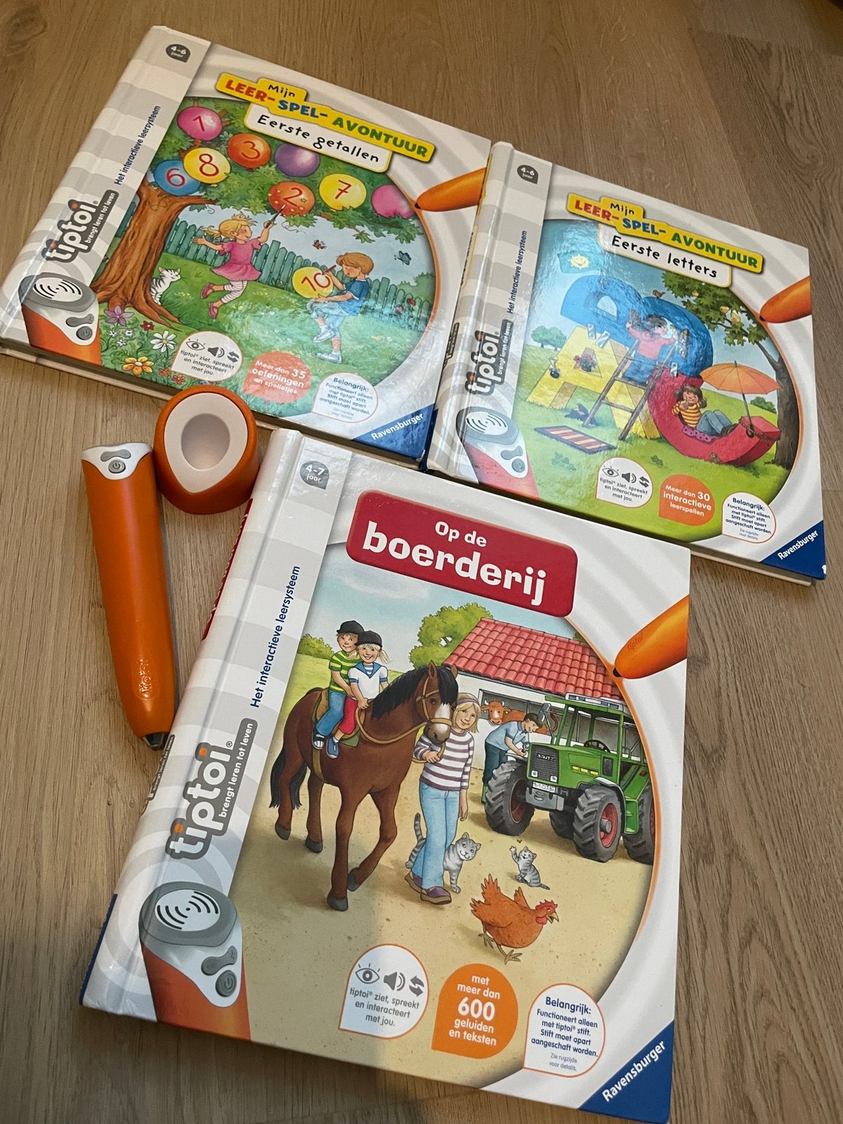 Tiptoi starterset 3 boeken, Ophalen of Verzenden, Gebruikt