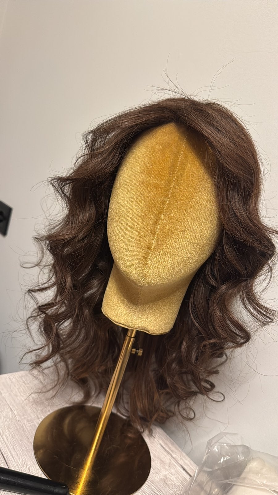 Prachtig haarwerk echt haar, Kleding | Dames, Hoeden en Petten, Ophalen of Verzenden, Zo goed als nieuw, One size fits all