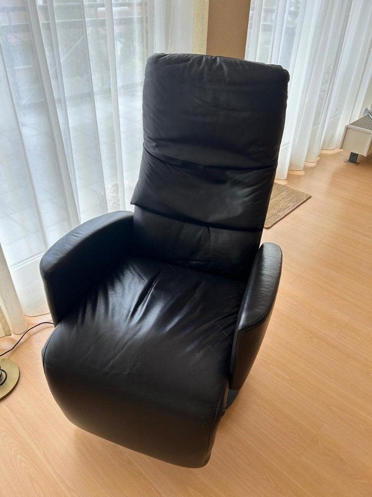 relaxstoel, Ophalen, Gebruikt, Leer, 50 tot 75 cm