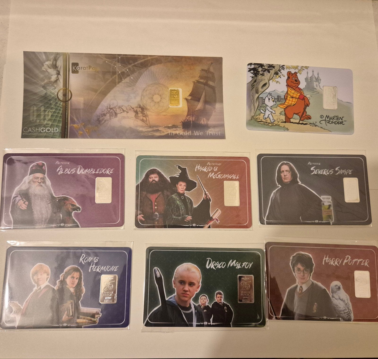 Goud- en Zilveren Baartjes: Harry Potter, Tompoes & CashGold, Verzenden, Zilver