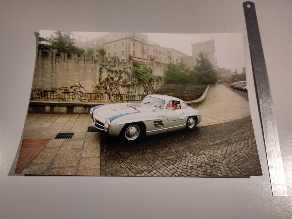 Mercedes-Benz 300 SL Gullwing persfoto (093), Ophalen of Verzenden, Zo goed als nieuw, Overige onderwerpen