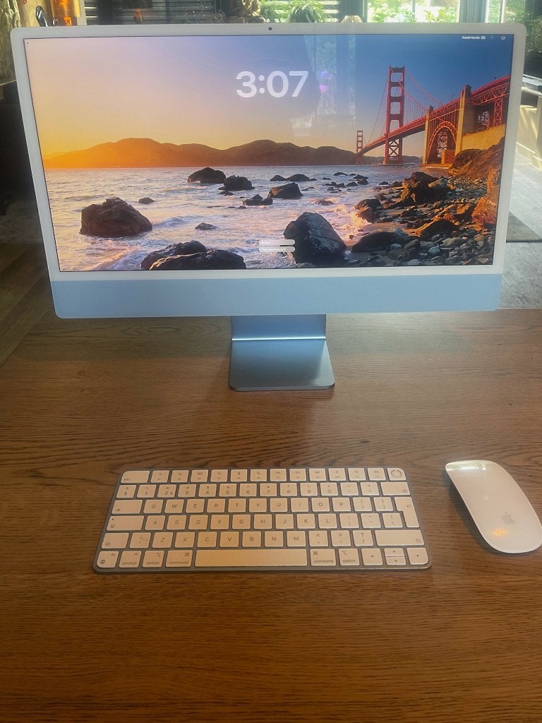 Imac m1 16GB 512GB Blauw