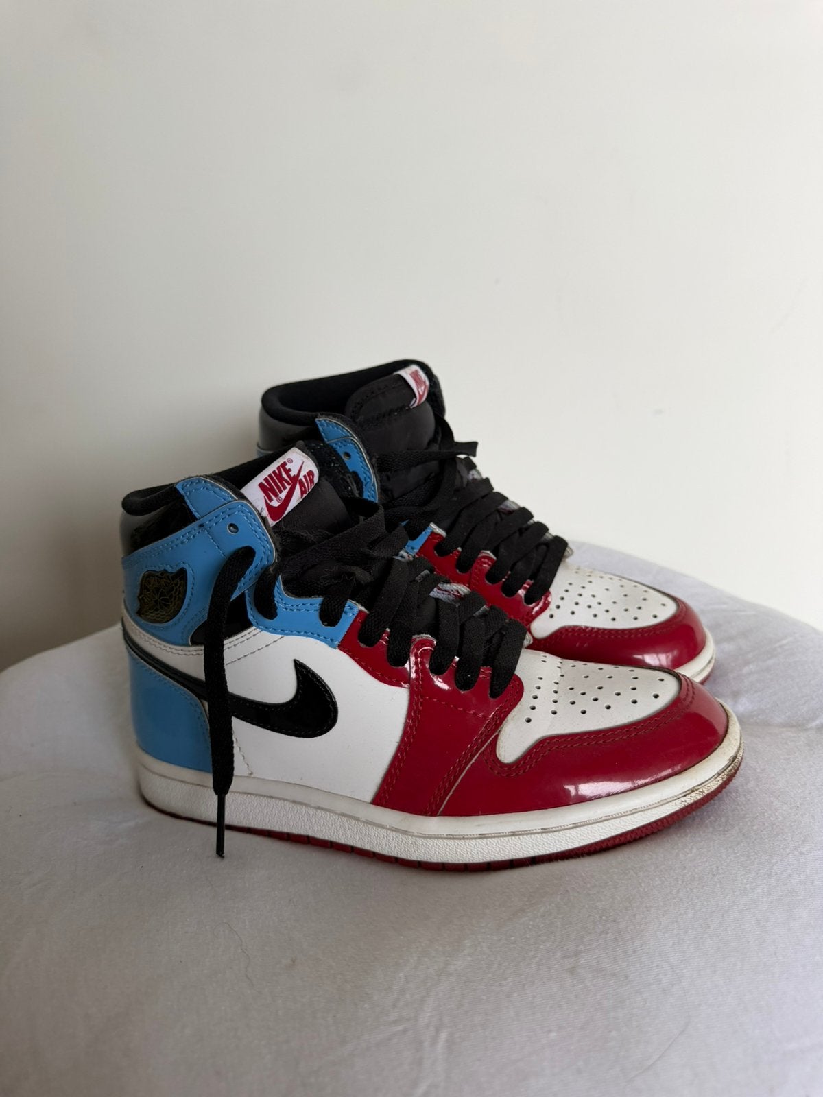 Jordan 1 High Fearless 36,5, Wit, Ophalen of Verzenden, Sneakers of Gympen, Zo goed als nieuw