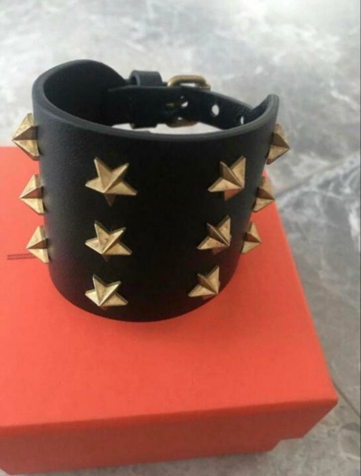 Tommy Hilfiger Collection Leren Armband met Sterren, Ophalen of Verzenden, Zo goed als nieuw, Zwart, Leer