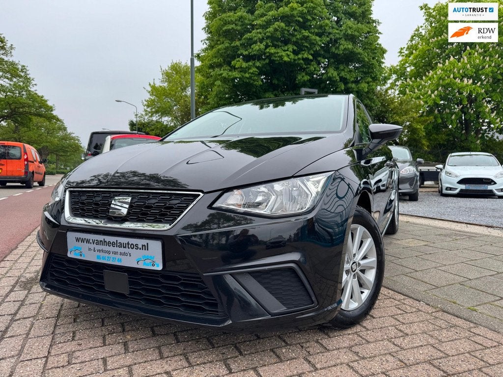 SEAT Ibiza 1.0 MPI A-C Elek Pakket Lmv Pdc Bluetooth, Voorwielaandrijving, Stof, Gebruikt, Zwart