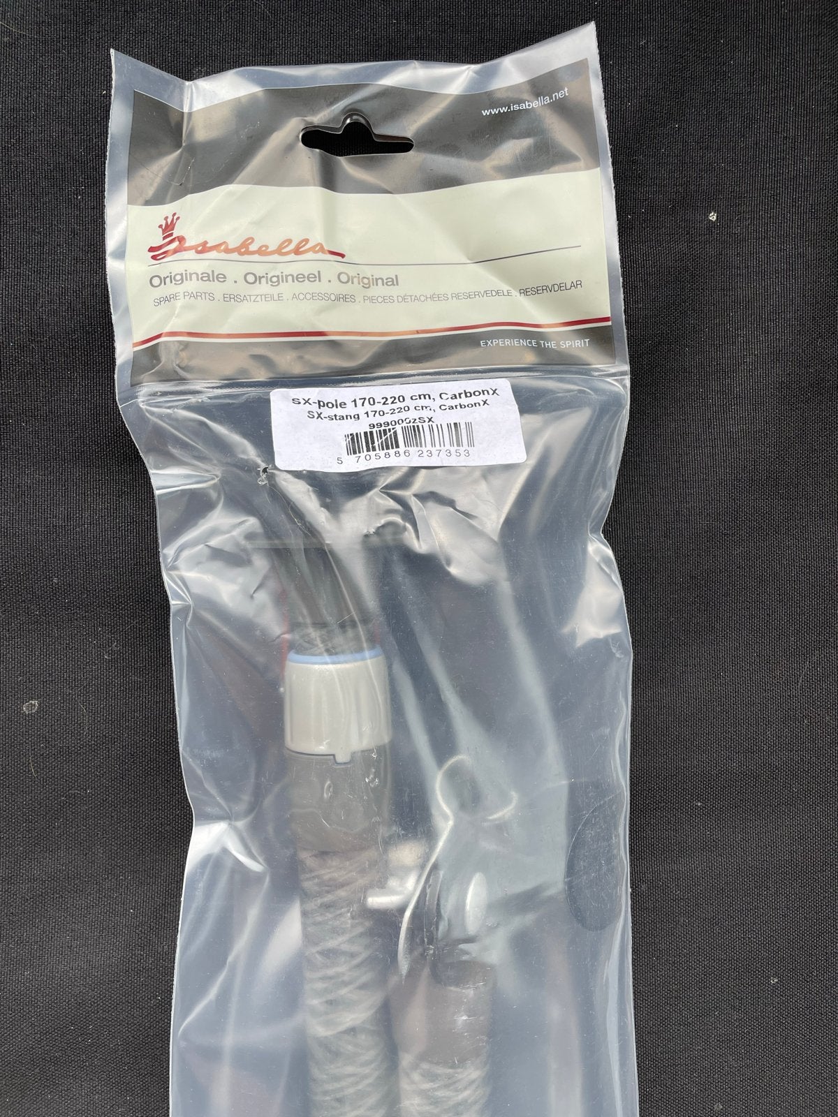 Nieuwe Isabella CarbonX stormstang 170-220 cm, Ophalen of Verzenden, Nieuw