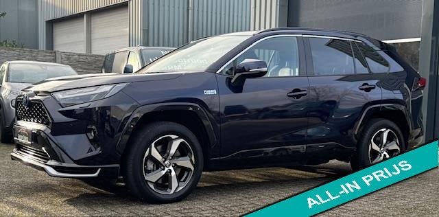 Toyota RAV4 2.5 Plug-in Hybrid AWD Style LIMITED, LEREN BEKL, Auto's, Automaat, Gebruikt, 2487 cc, Blauw
