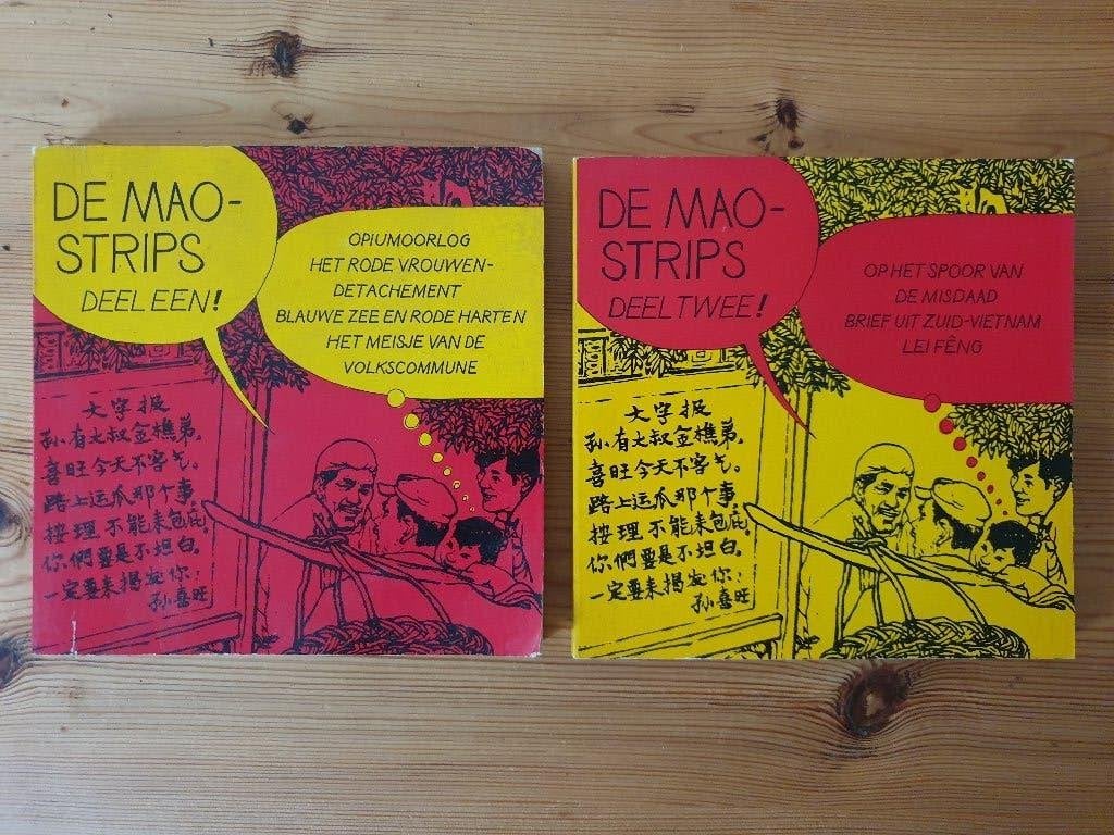 2 delen van de MAO strips., Eén stripboek, Ophalen of Verzenden, Gelezen
