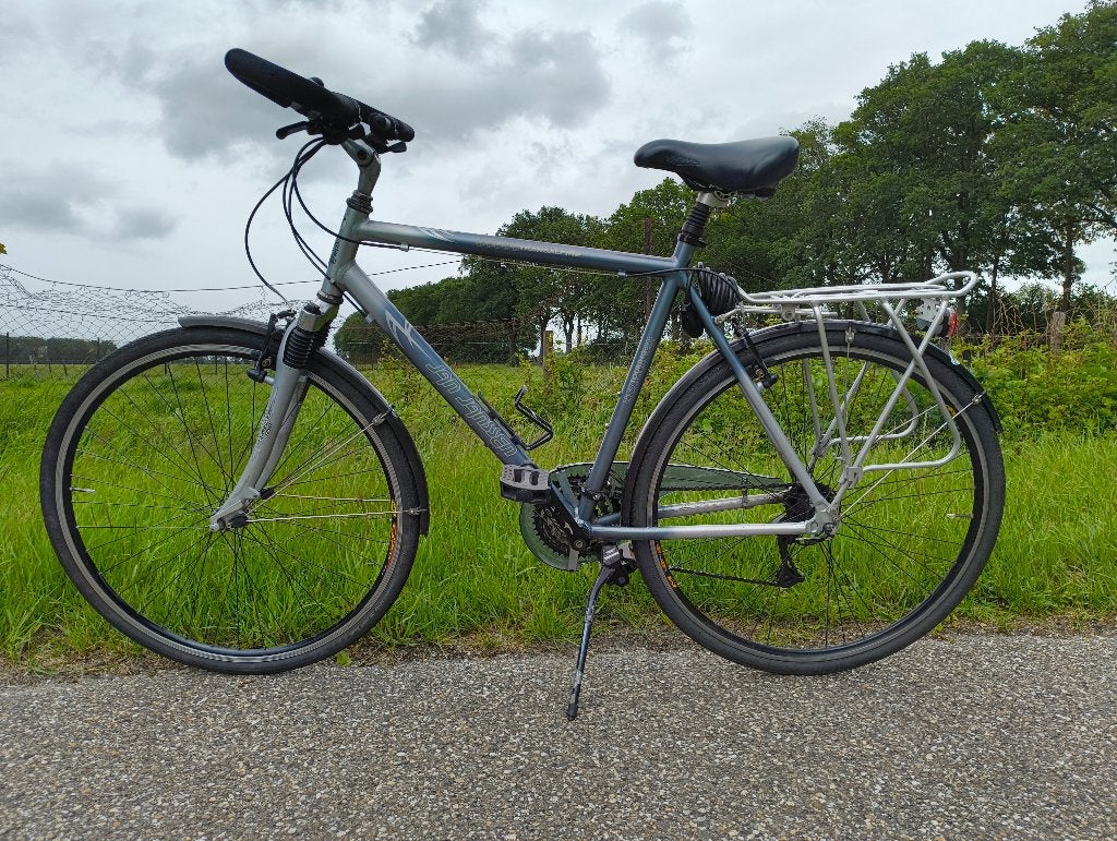 Jan Janssen Transalpine, Fietsen en Brommers, 28 inch, Gebruikt, Vering, Velgrem