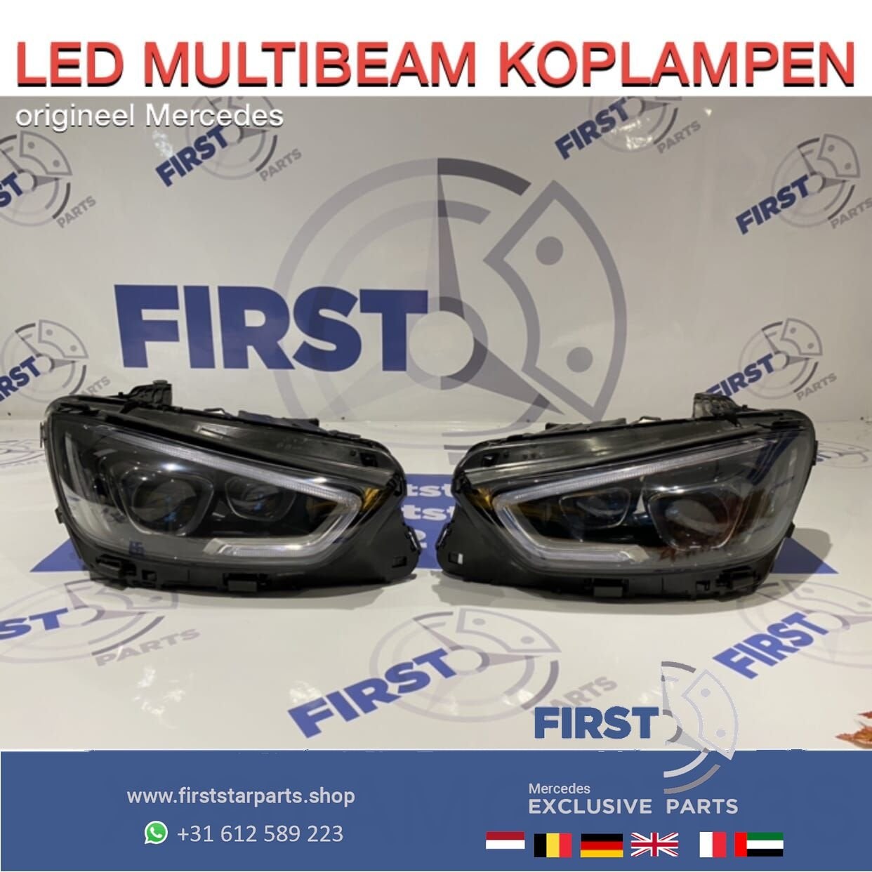 X290 W290 AMG GT63S MULTIBEAM KOPLAMP SET LINKS + RECHTS LED, Gebruikt, -, Ophalen of Verzenden, -