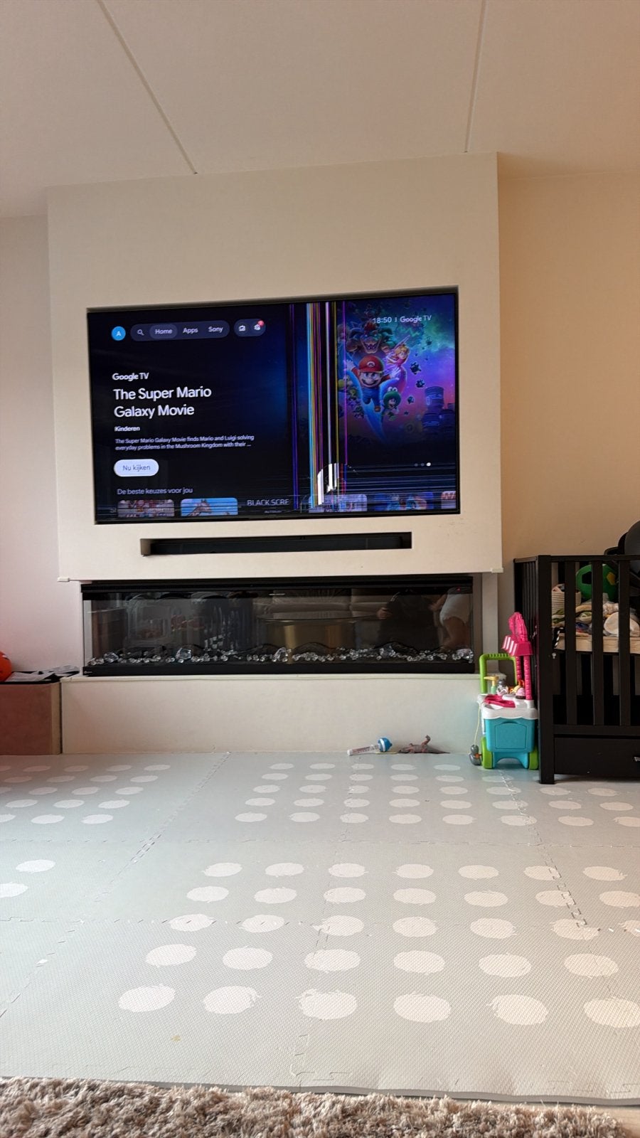 Sony XR-75X95J 75 inch Smart TV met defect scherm, Ophalen, LED, 100 Hz, 4k (UHD)