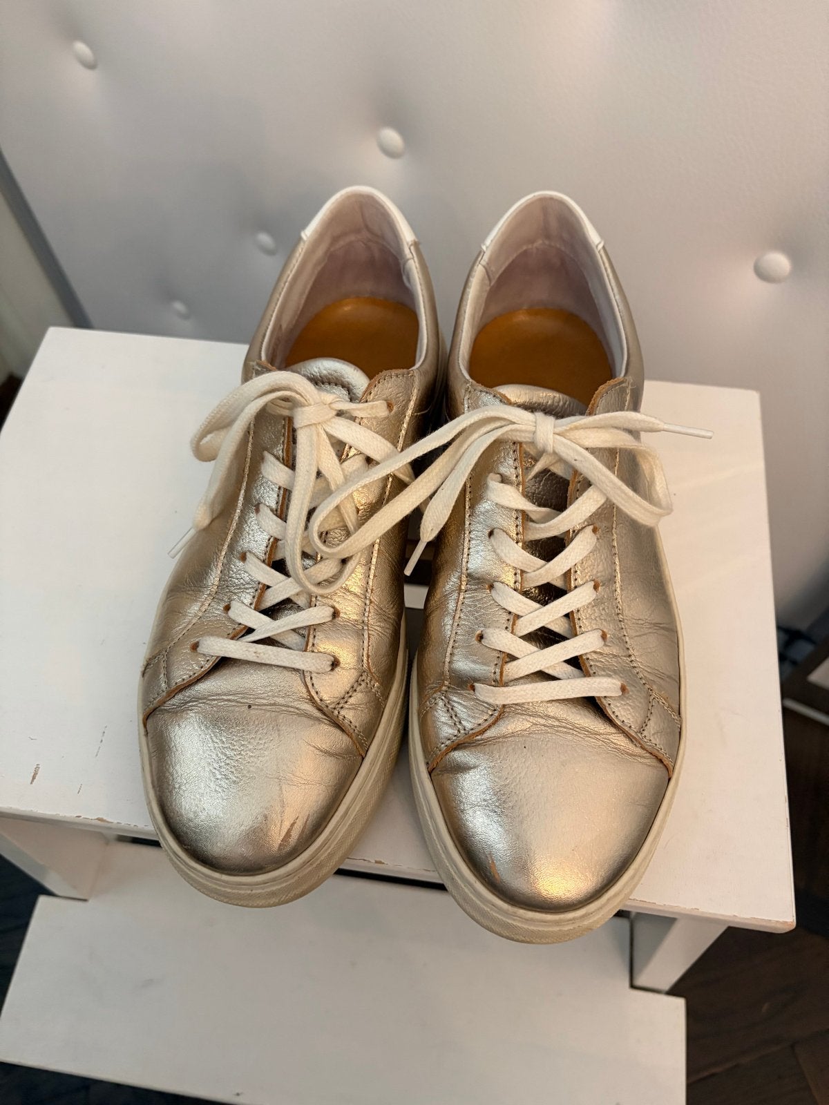 Gouden Blackstone sneakers, maat 39, Ophalen of Verzenden, Gedragen, Overige kleuren, Sneakers of Gympen