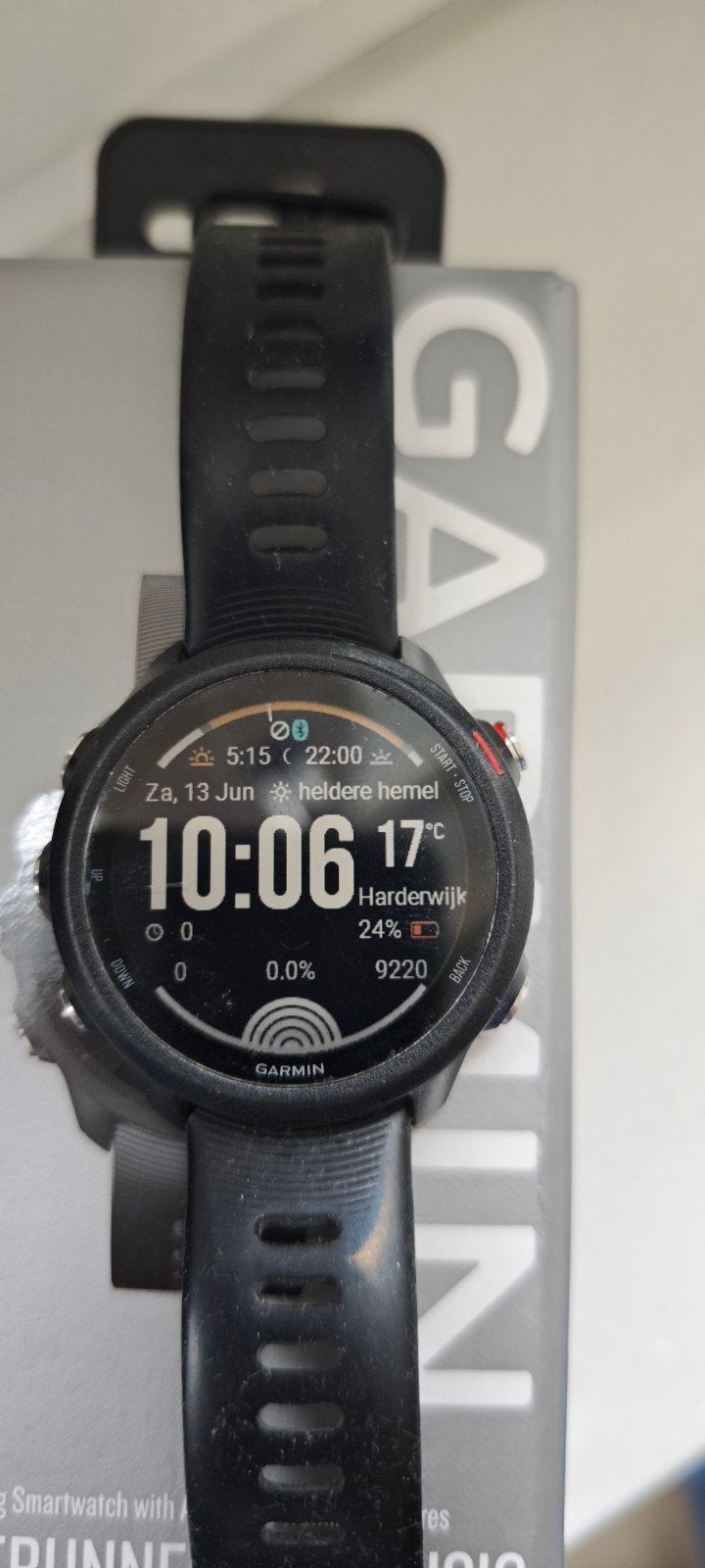 Garmin Forerunner 245 Music, Sieraden, Tassen en Uiterlijk, Sporthorloges, Zwart, Garmin forerunner, Ophalen of Verzenden, Zo goed als nieuw