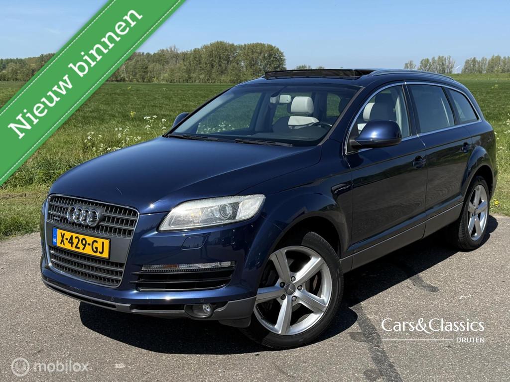 Audi Q7 4.2 FSI quattro Pro Line+ / 7 persoons / 88.000 km!, Automaat, Gebruikt, 2245 kg, Blauw