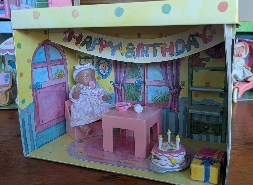 Mini Baby Born verjaardag, Ophalen of Verzenden, Zo goed als nieuw, Babypop