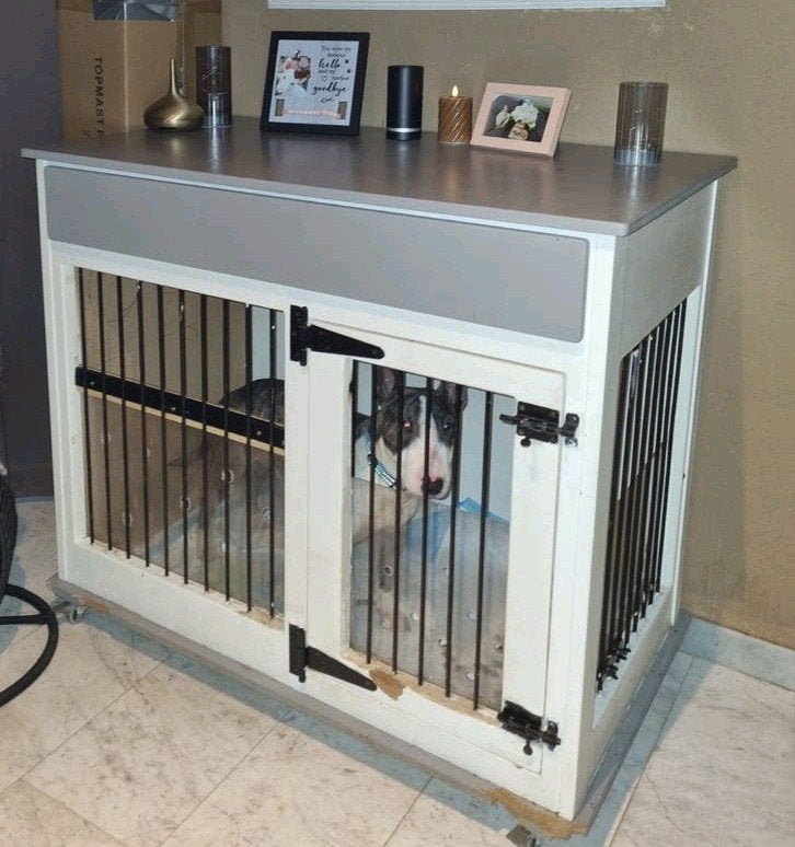 Hondenbench dressoir opknapper., Dieren en Toebehoren, Ophalen, Gebruikt