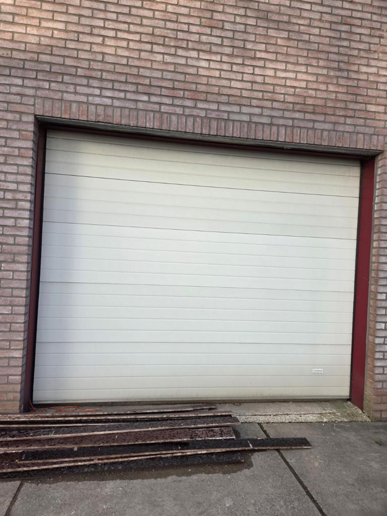 handmatige sectionaalddeur 350 x 280 garagedeuren, Ophalen, 120 cm of meer, Garagedeur, 215 cm of meer