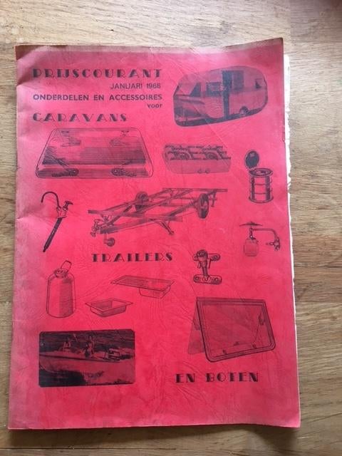 Autobrochures/Autofolders: Prijscourant Caravans-Trailers 68, Ophalen of Verzenden, Zo goed als nieuw