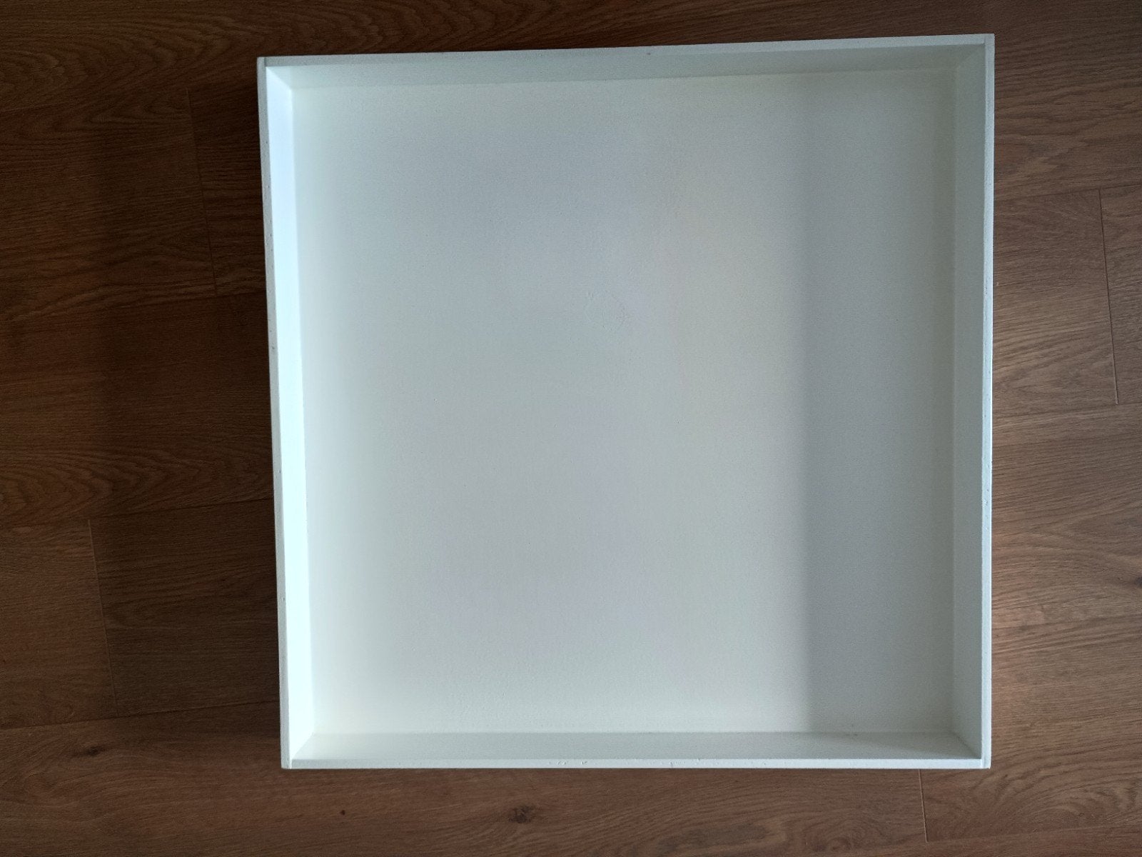 dienblad 60 x 60 creme kleur, Audio, Tv en Foto, Fotografie | Fotolijsten, Ophalen, Wit, Hout