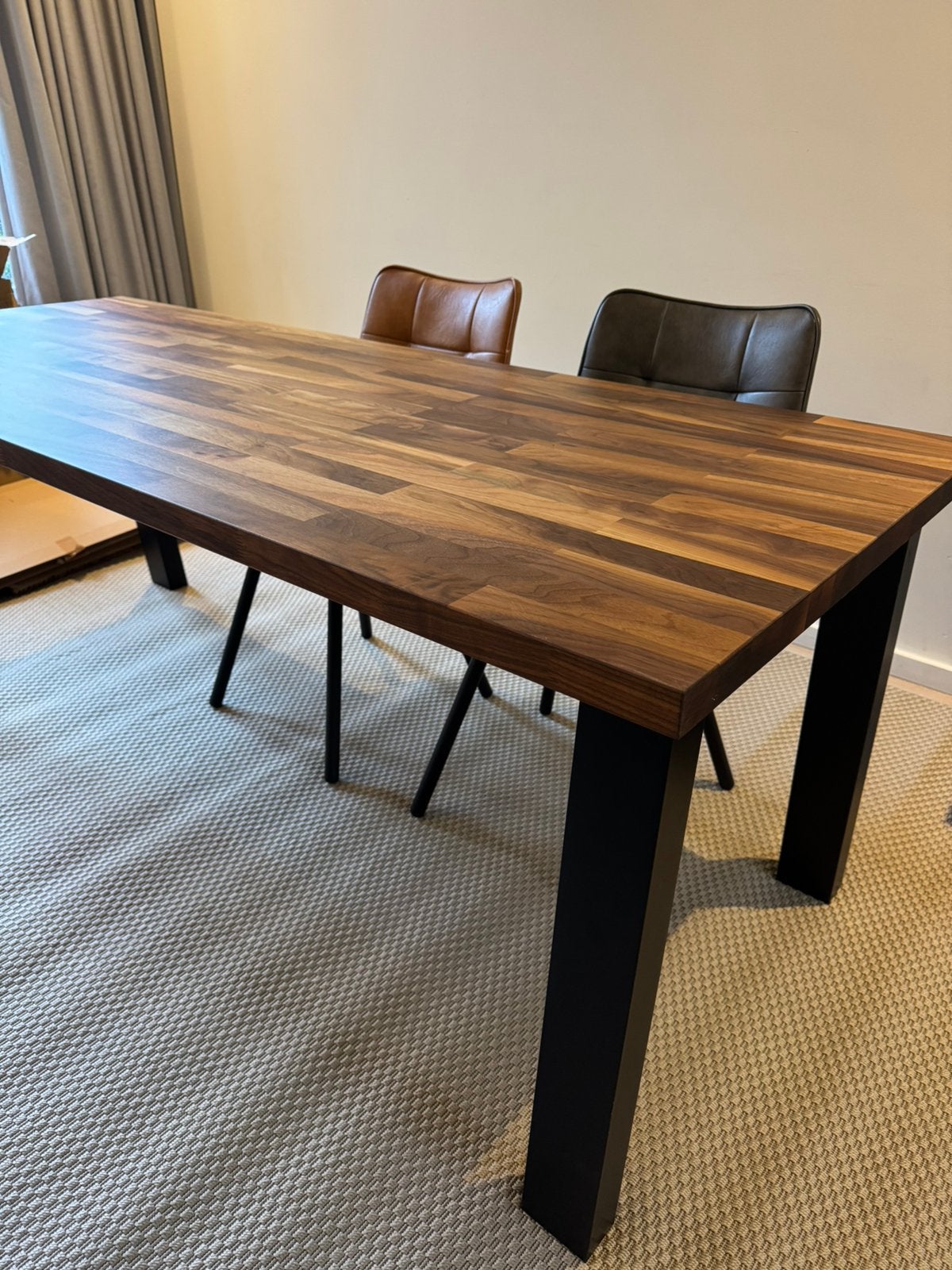 Ikea Gunneby Eetafel 200cmx80cm, Ophalen, 50 tot 100 cm, Zo goed als nieuw, Vijf personen of meer