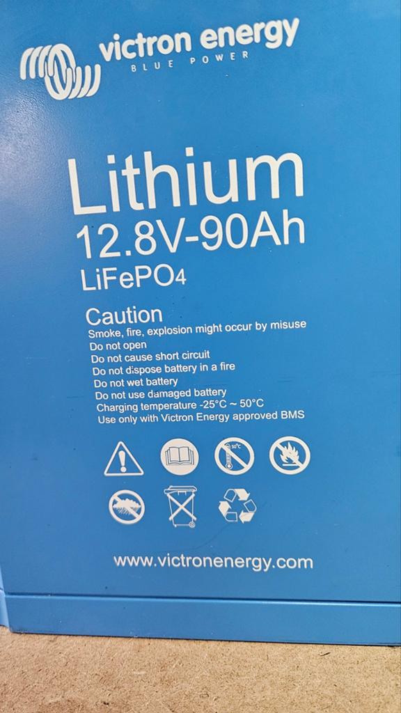 Victron Lithium Accu 12.8V-90Ah LiFePO4, Ophalen of Verzenden