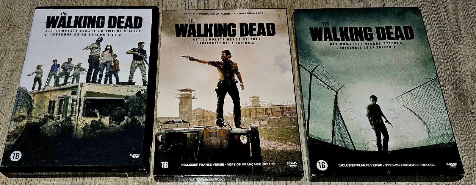 The Walking Dead - Seizoen 1, 2, 3 en 4 DVD Boxset, Vanaf 16 jaar, Seizoen 2, Nederlands, Ophalen of Verzenden
