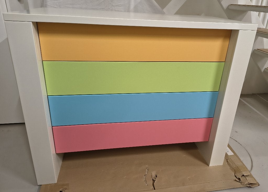 Commode baby merk Bebe Jou Porto mdf met 4 lades nieuw, Ophalen, 50 tot 70 cm, Nieuw, 100 cm of meer