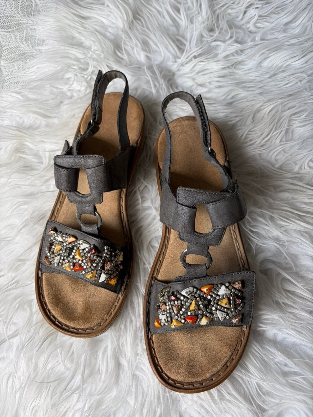 Rieker dames sandalen, Ophalen of Verzenden, Zo goed als nieuw, Sandalen of Muiltjes