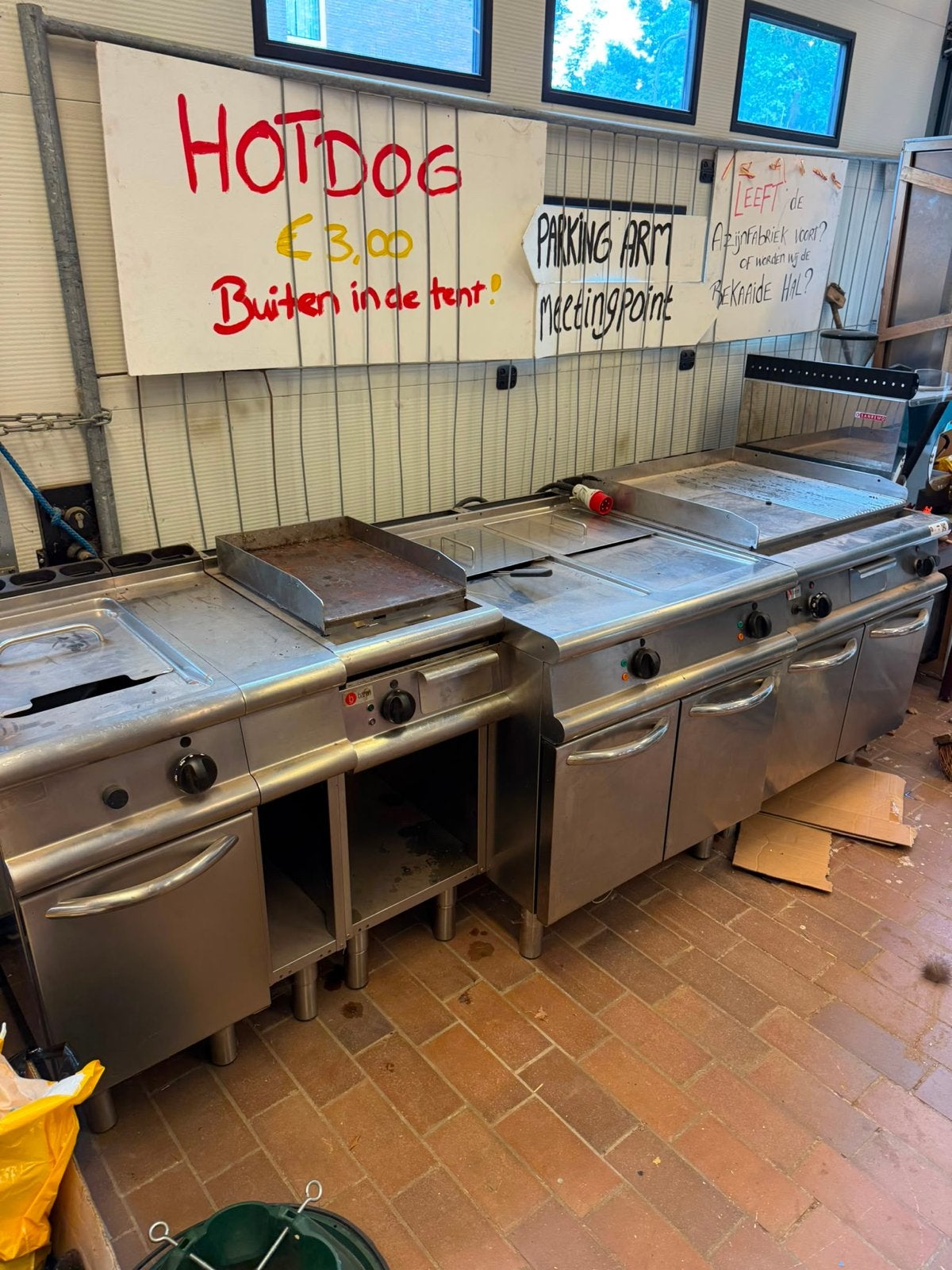 Baron Kooklijn: Frituur, Grill en Warmhoudbak, Ophalen of Verzenden, Gebruikt