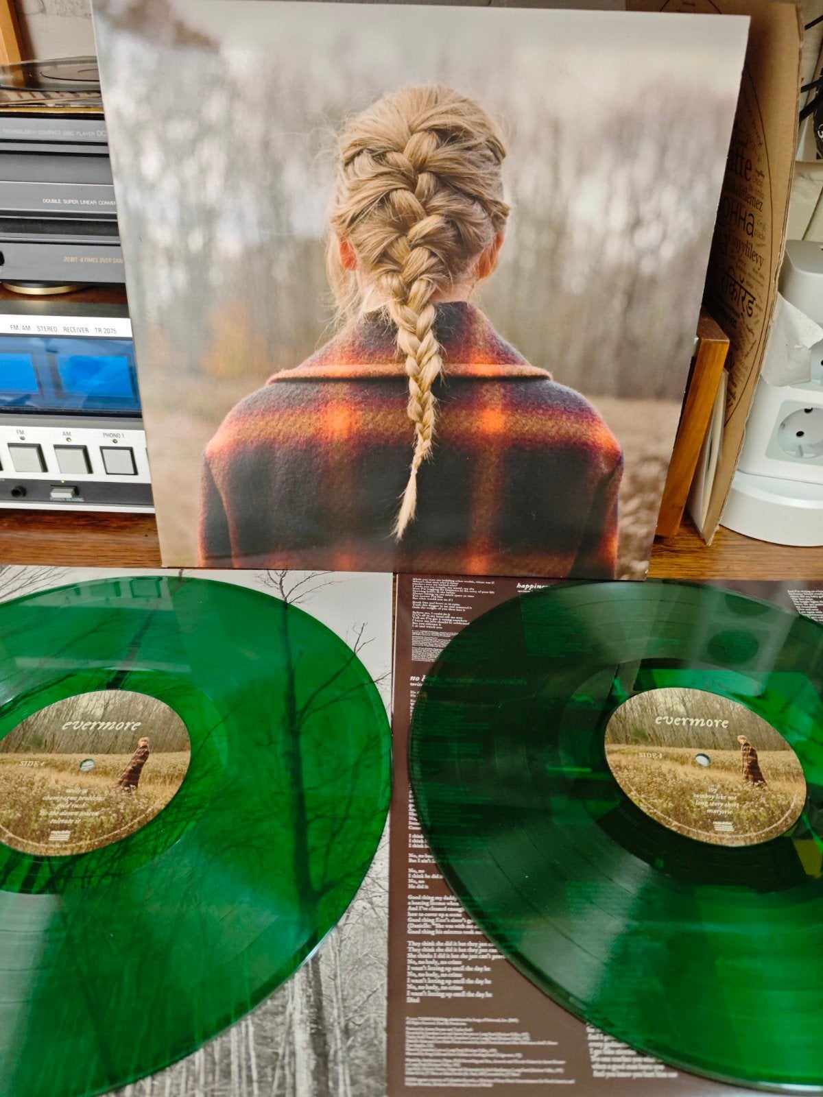 Taylor Swift - Evermore (Groen Vinyl Dubbel LP), Dubbel-LP, Ophalen of Verzenden, Zo goed als nieuw, 12 inch