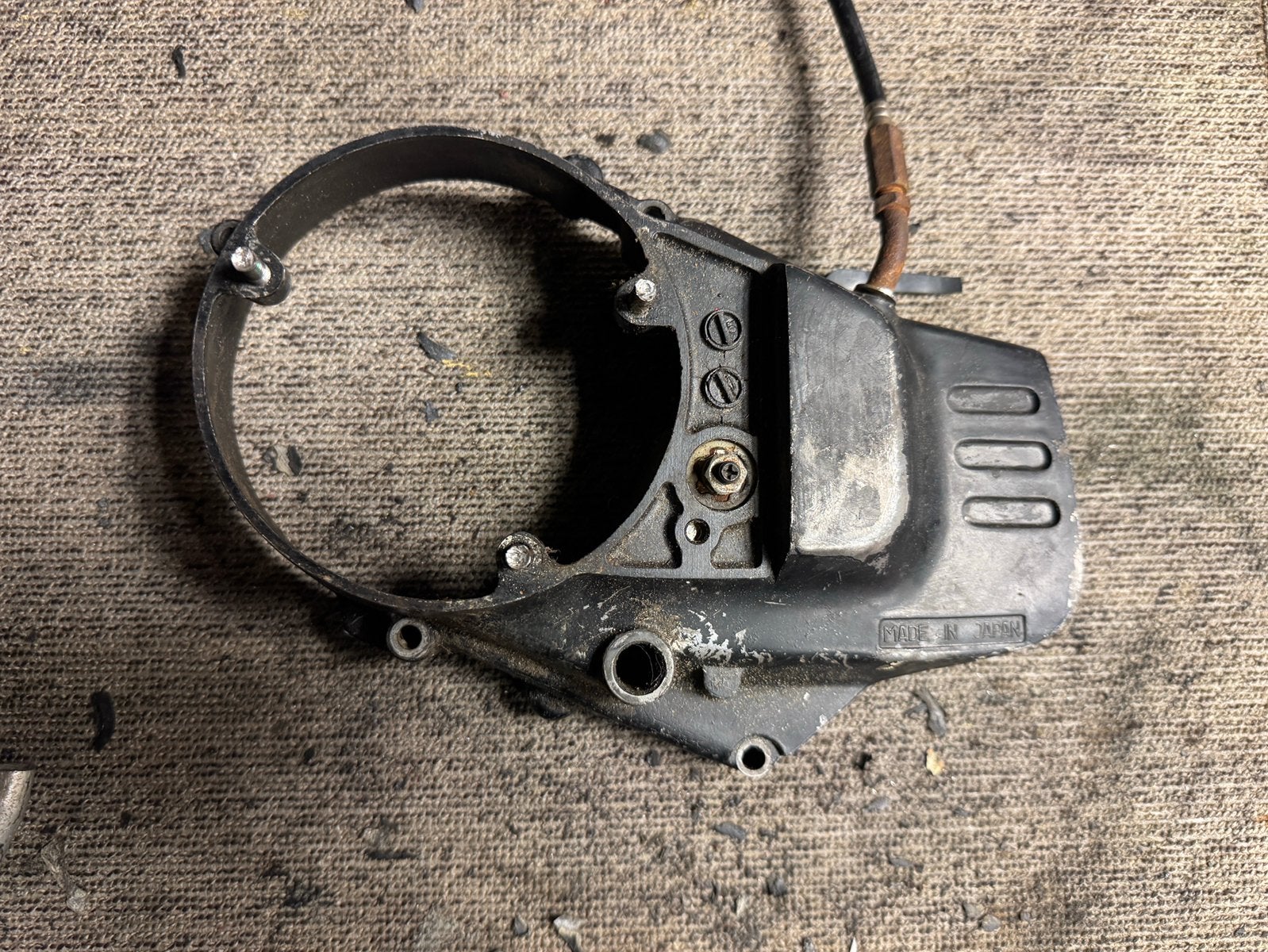 Yamaha DT50MX DT80 RD50 / 80 vliegwieldeksel onstekingskap, Ophalen of Verzenden, Gebruikt, Blok, Yamaha