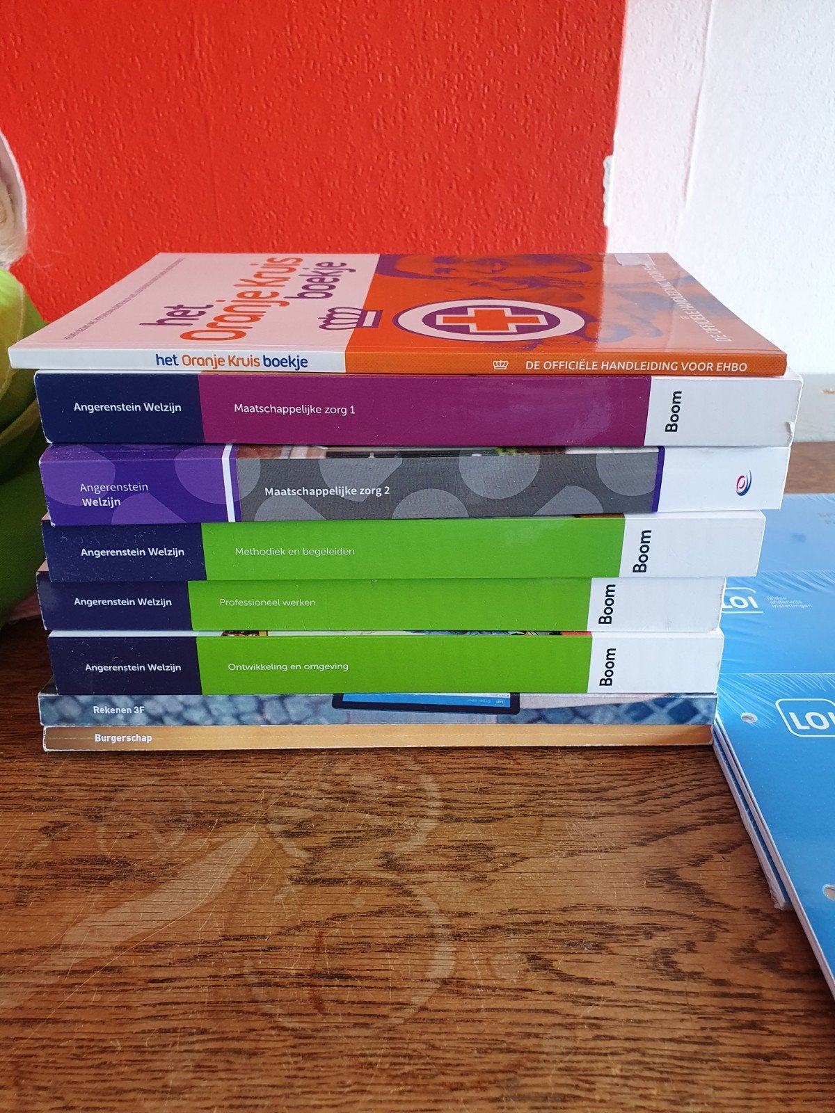 MBO Boekenpakket Welzijn (Angerenstein, LOI, Oranje Kruis), Boeken, Studieboeken en Cursussen, Ophalen of Verzenden, Zo goed als nieuw