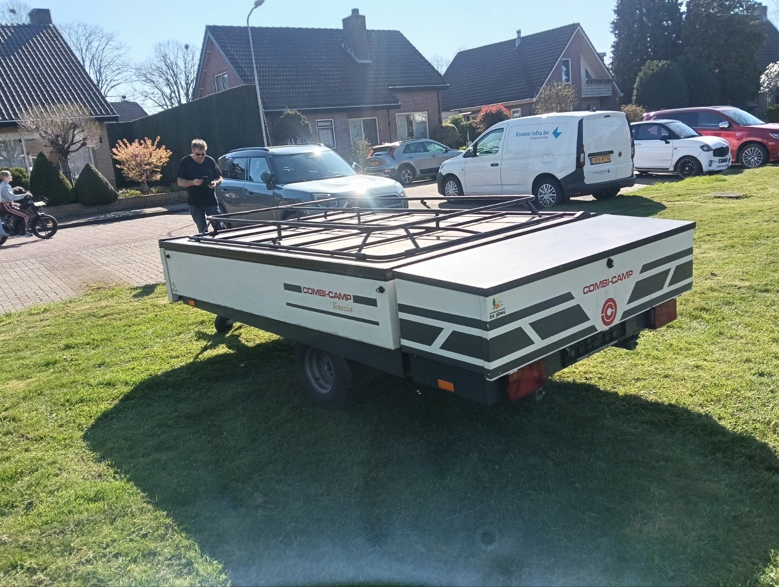 Combi-Camp Venezia Vouwwagen - Klaar voor Avontuur!, Caravans en Kamperen, Combi-Camp, Tot en met 2, Ophalen of Verzenden, Aanwezig