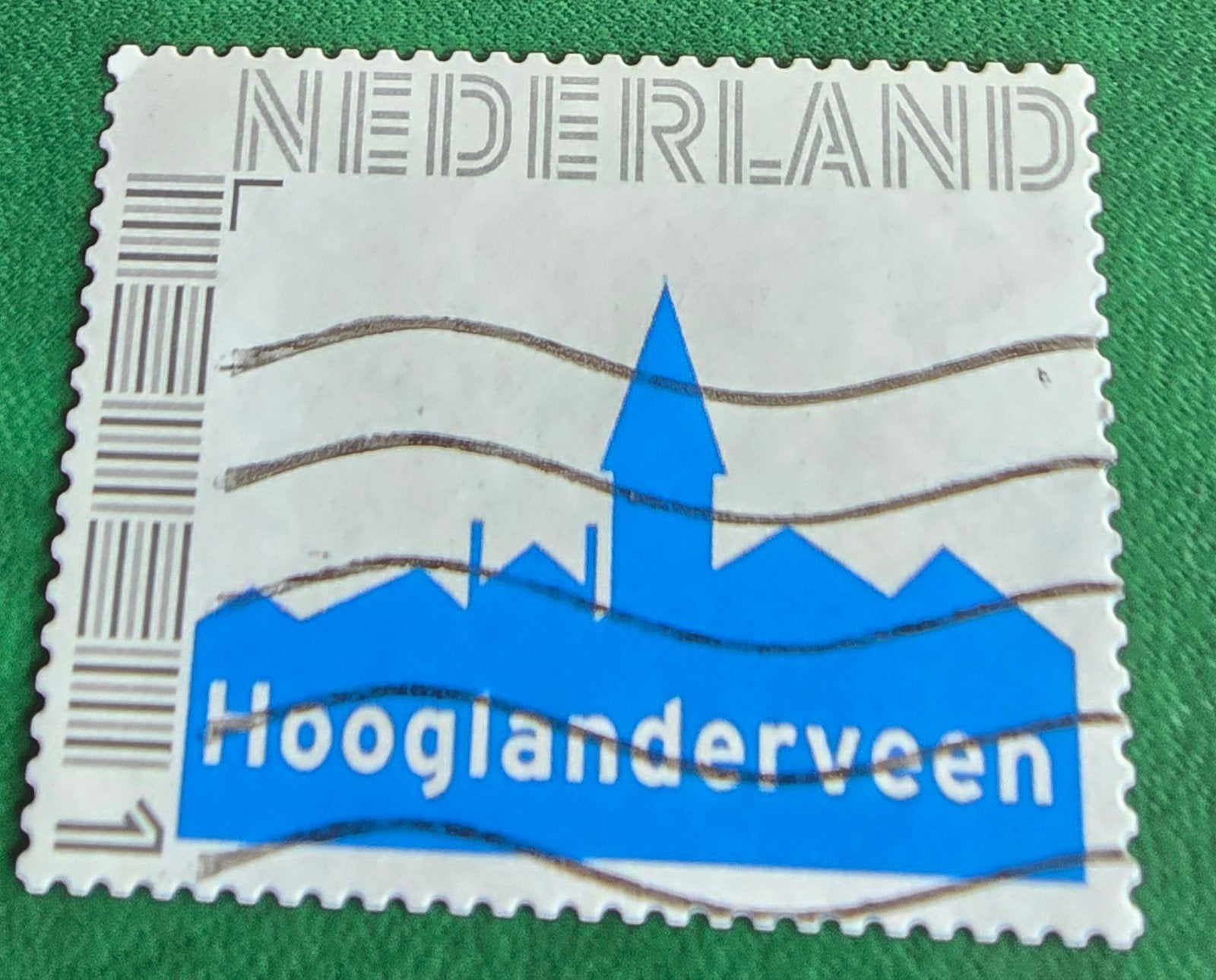 Kv118 persoonlijke Nederlandse postzegel Hooglanderveen, Postzegels en Munten, Postzegels | Nederland, Ophalen of Verzenden, Na 1940