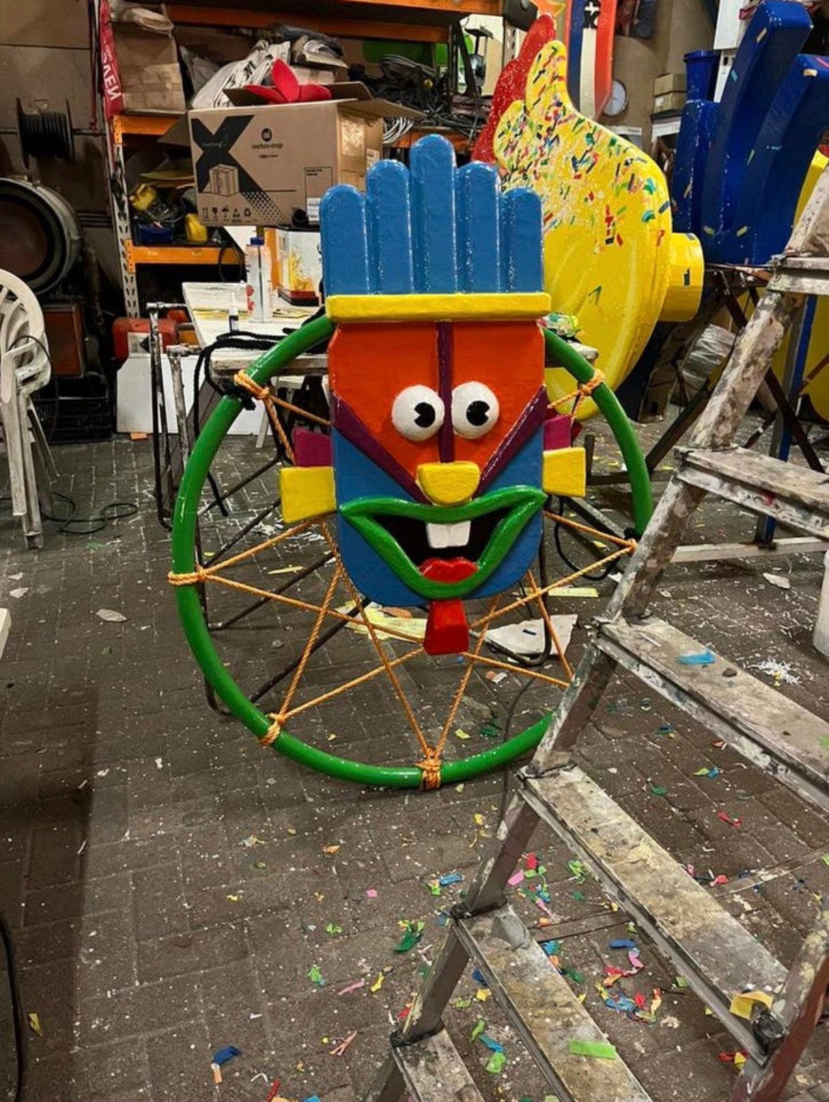 Carnavalswagen., Ophalen, Zo goed als nieuw, Versiering, Carnaval