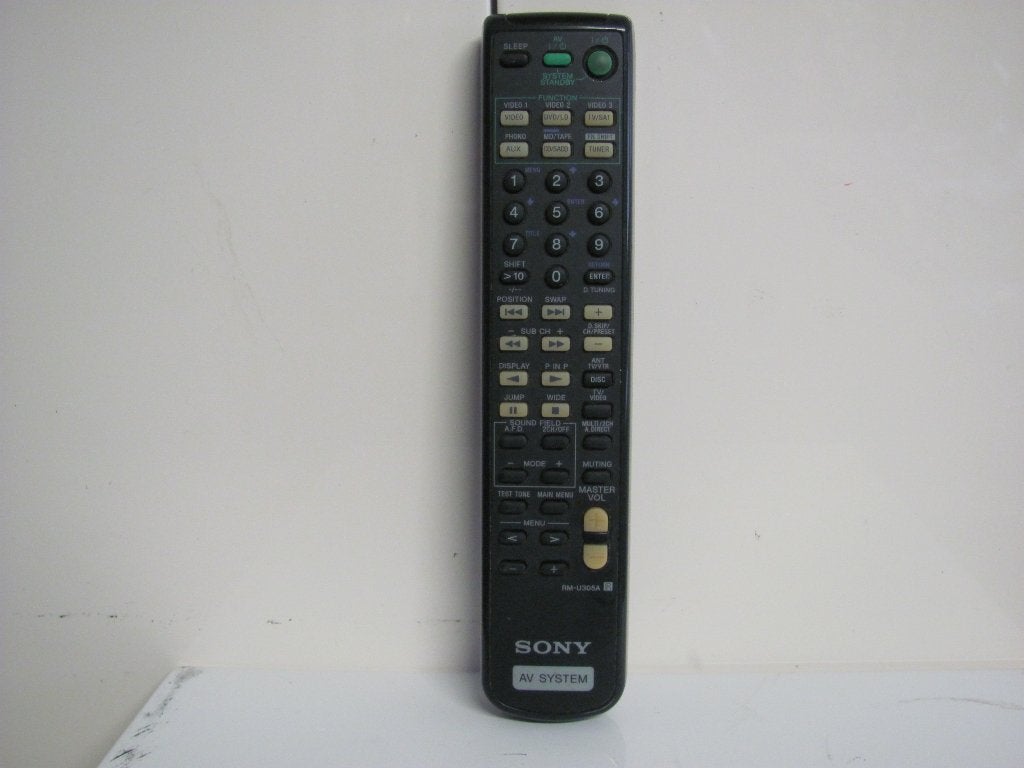 Sony AV-system rm-u305A, Ophalen of Verzenden, Zo goed als nieuw, Origineel, Receiver of Versterker