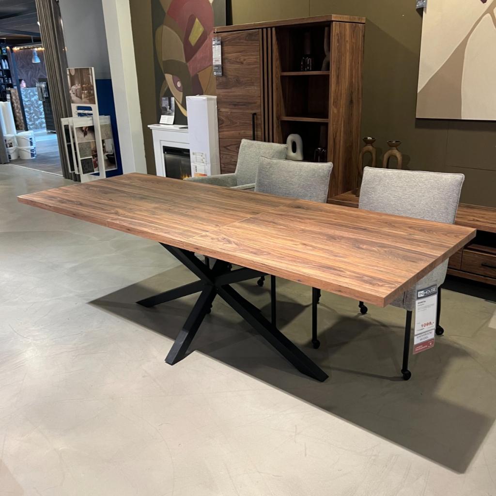 Gianta Uitschuiftafel Rechthoekig 190(250)x90 cm - IN.HOUSE, Niet ingevuld, Niet ingevuld, Niet ingevuld