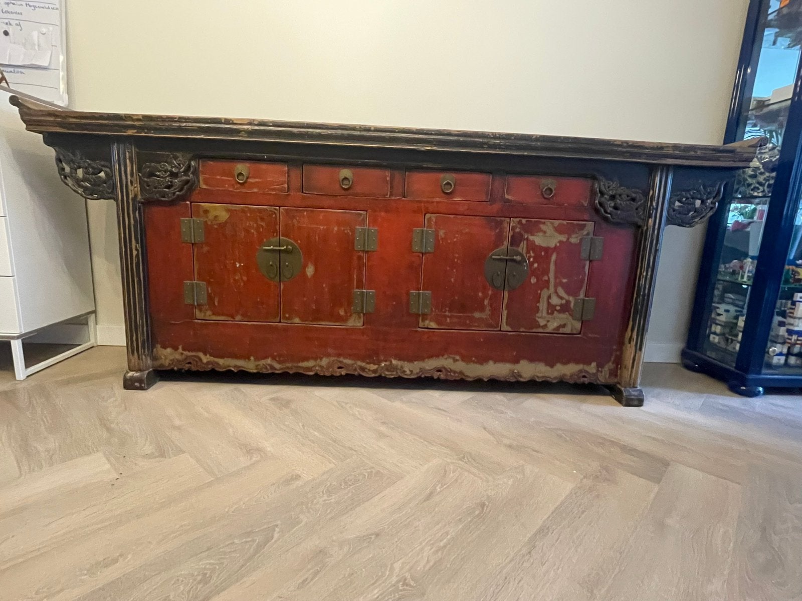 Antiek chinees dressoir/altaartafel, Ophalen