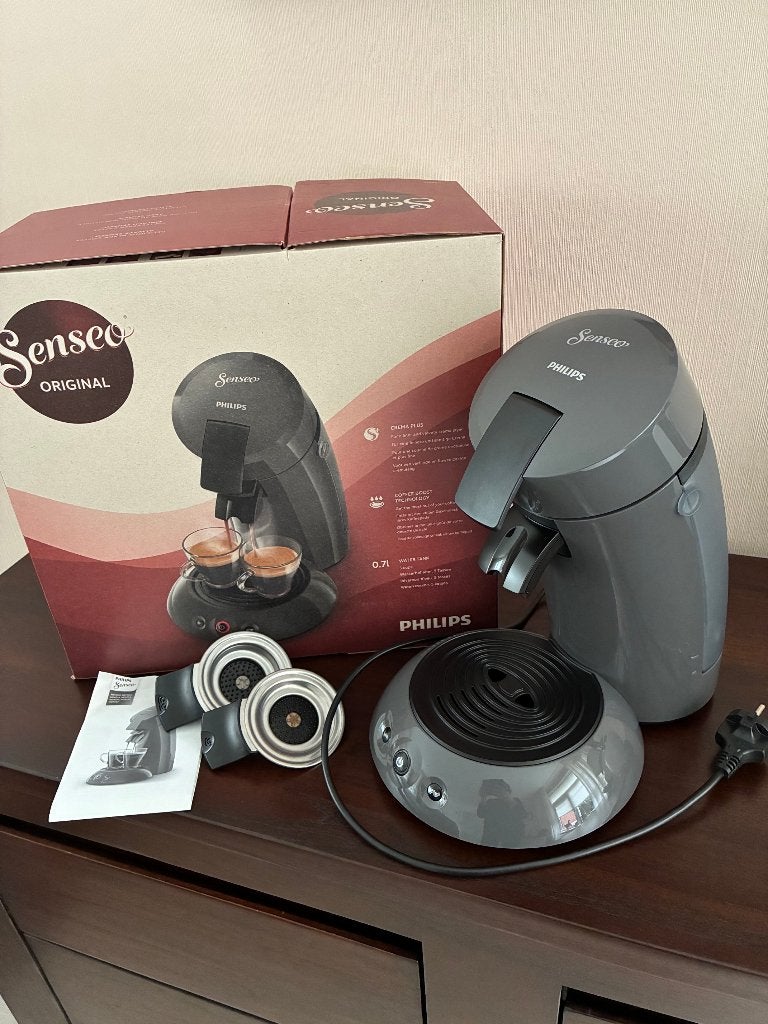 Philips Senseo Original HD6553/50 Antraciet, Witgoed en Apparatuur, Ophalen, Koffiemachine, Zo goed als nieuw, 2 tot 4 kopjes