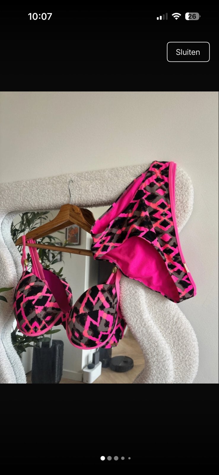 SAPPH Bikini 80E XL - Zo goed als nieuw, Ophalen of Verzenden, Zo goed als nieuw, Roze, Bikini