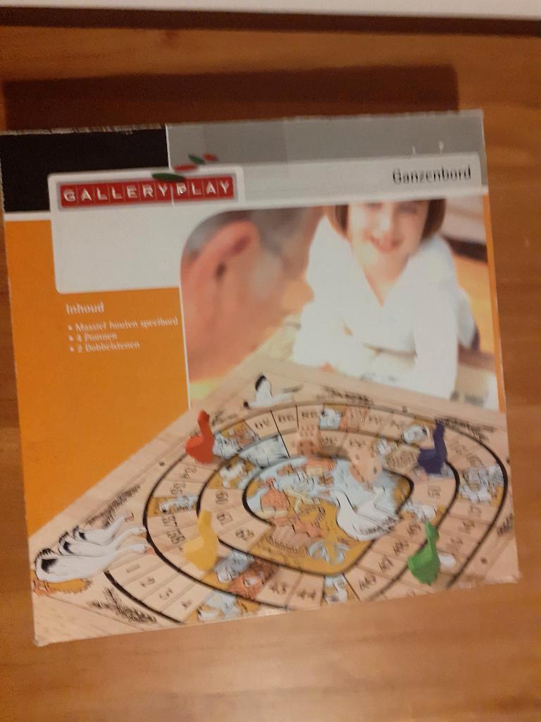 Ganzenbord Gallery Play. Hout, Drie of vier spelers, Ophalen of Verzenden, Nieuw, Gallery Play