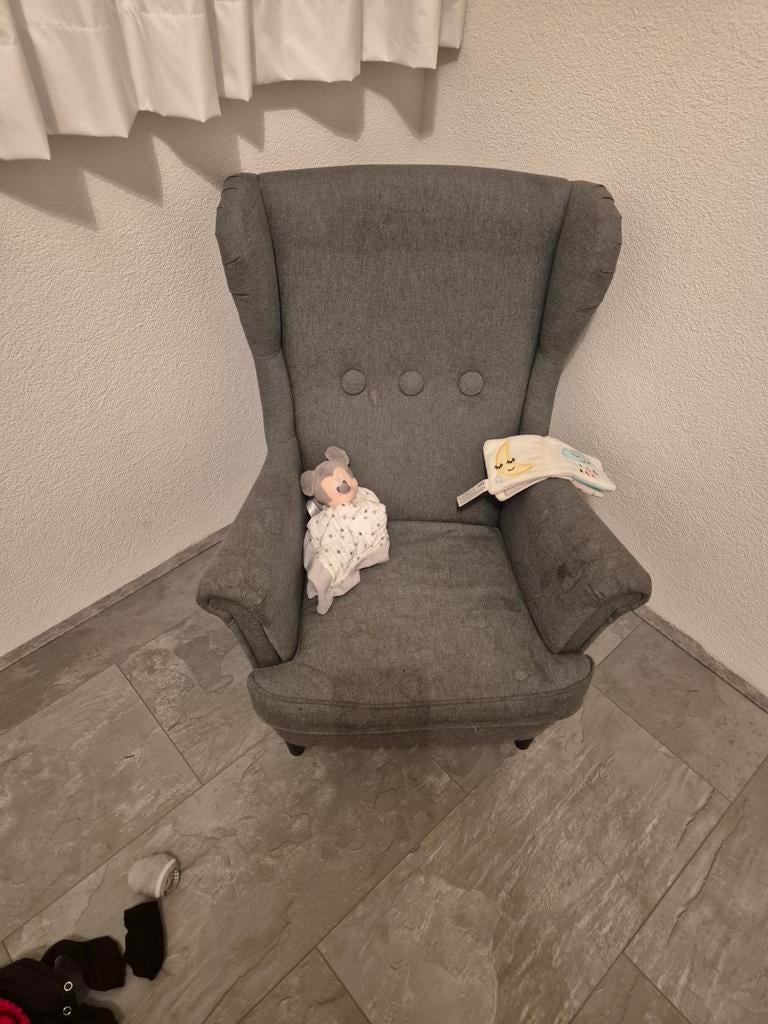 Comfortabele kinderfauteuil - Grijs, Ophalen of Verzenden, Gebruikt, Overige typen