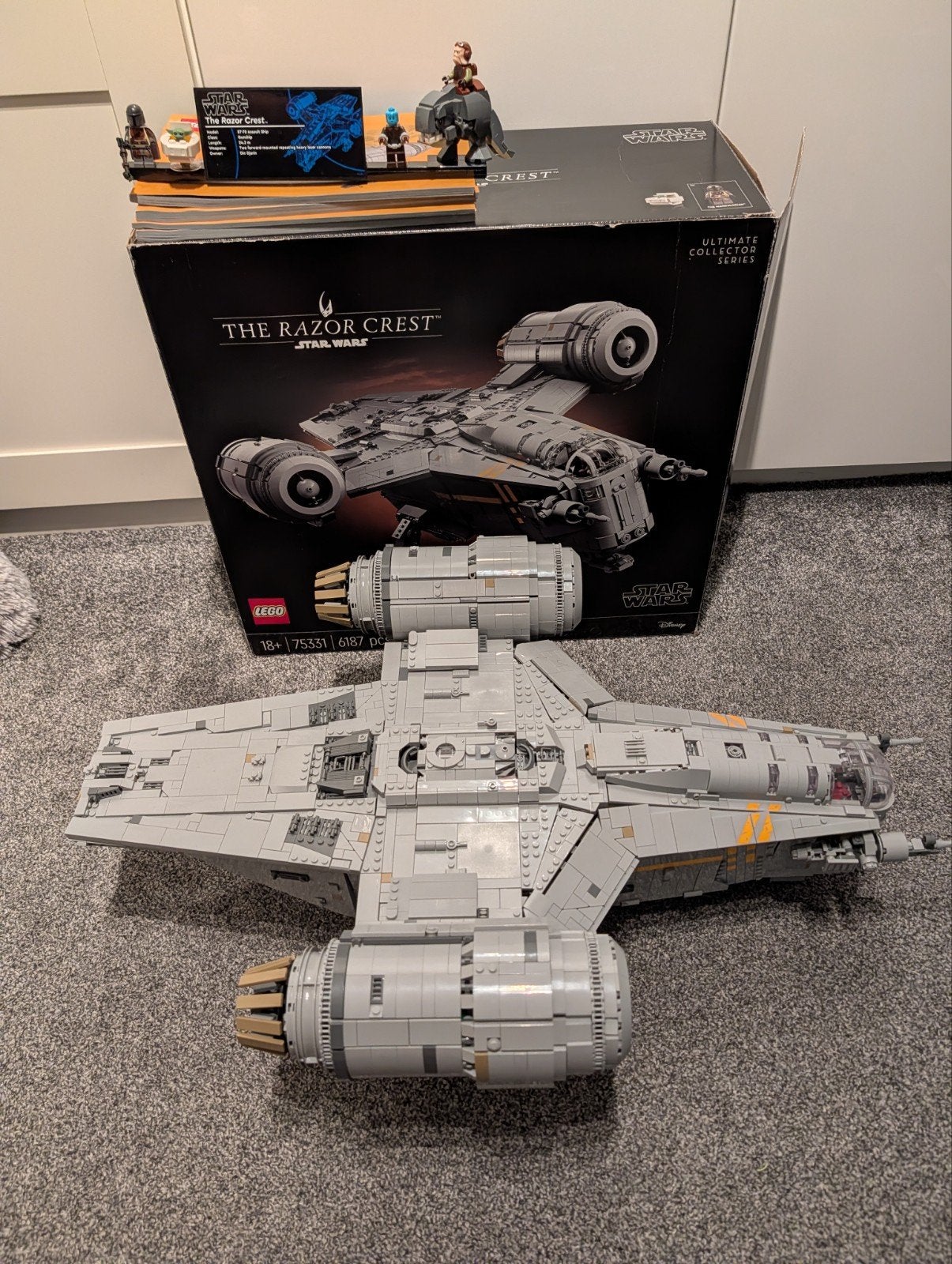 Lego 75331 the razor crest, Ophalen of Verzenden, Zo goed als nieuw