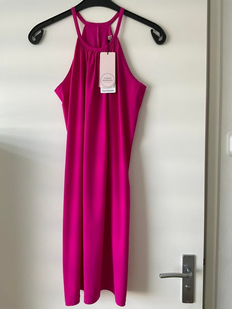 Nieuwe Studio Anneloes zomer jurk Carla Dress, maat L, Kleding | Dames, Jurken, Maat 42/44 (L), Nieuw, Ophalen of Verzenden, Roze