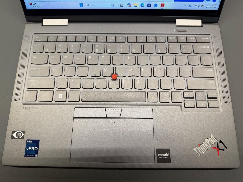 ThinkPad X1 Yoga Gen7 | i5 |16GB | 256 SSD| 74% Accu + Dock!, 256 GB, Qwerty, Intel® Core™ i5-1245U (12th Generatie), 14 inch