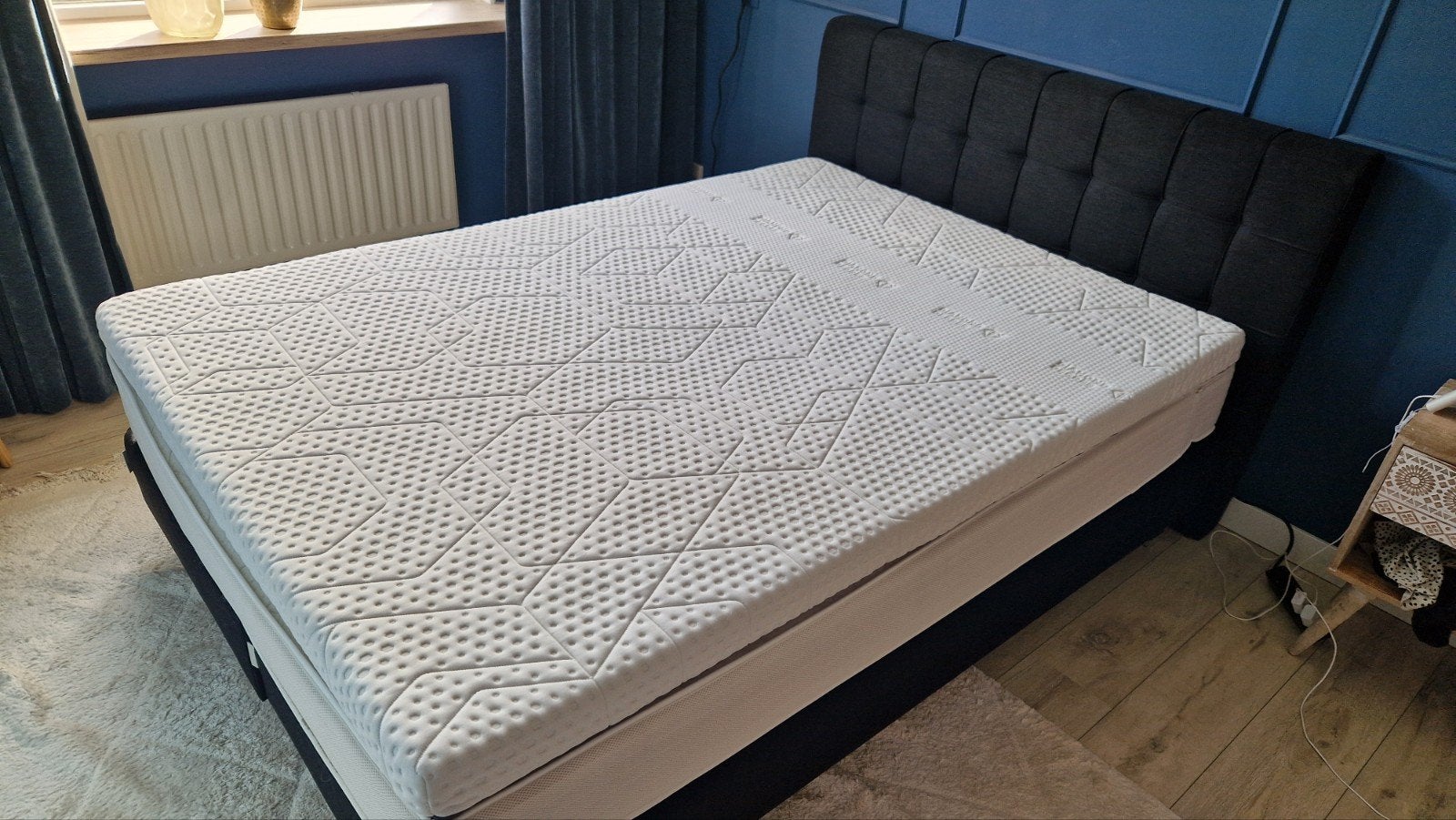 MioDormio Boxspring van Beter Bed 140x200 (excl. matras), Ophalen, Gebruikt, Zwart, 140 cm