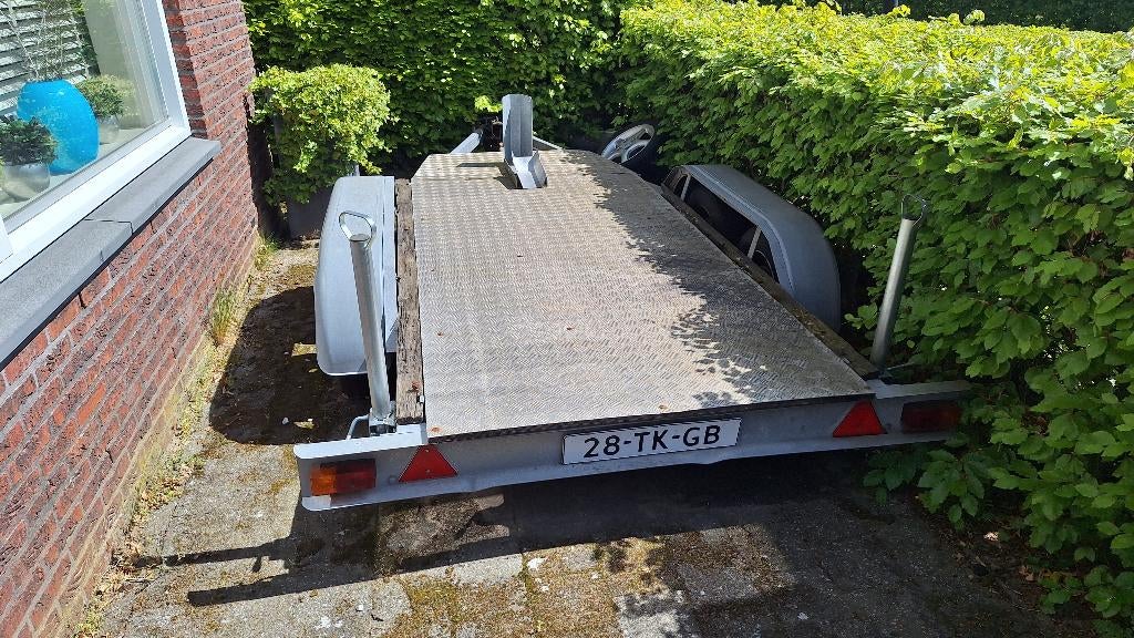 aanhanger / voormalige paardentrailer, Ophalen, Gebruikt