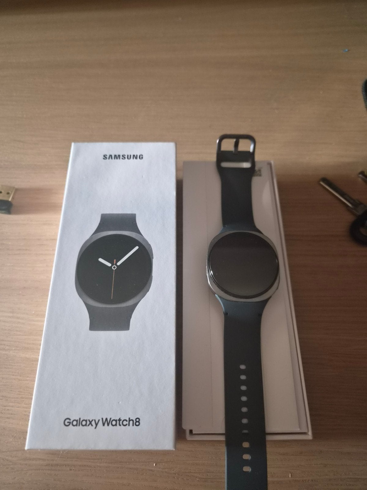 Samsung Galaxy Watch 8 40mm  Nieuwstaat, Zwart, Nieuw, Ophalen of Verzenden, Samsung