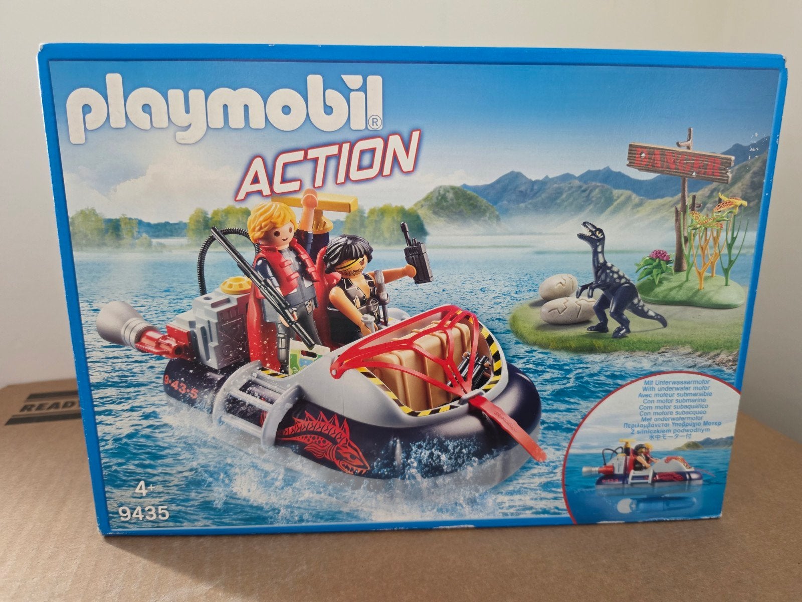 Playmobil 9435 Hovercraft met onderwatermotor nieuw in doos, Complete set, Nieuw, Ophalen of Verzenden, Boot/Schip